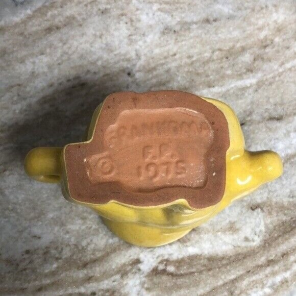 Frankoma mug 1975 yellow donkey ceramic pottery political collectible democrat - Picture 4 of 4